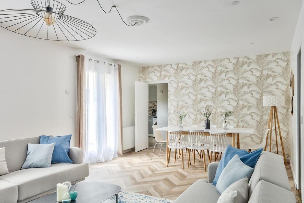Parking Prive Gratuit - 15Mn Paris - Gare A Pied En 5Mn - Tout Equipee - Terrasse - Jardin - Stade De France - Casino D'Enghien - Hippodrome, Universite Epinay-sur-Seine Luaran gambar